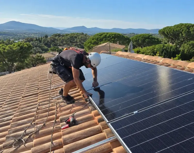 Installateur panneaux solaires Pignans — pose photovoltaïque sur toiture