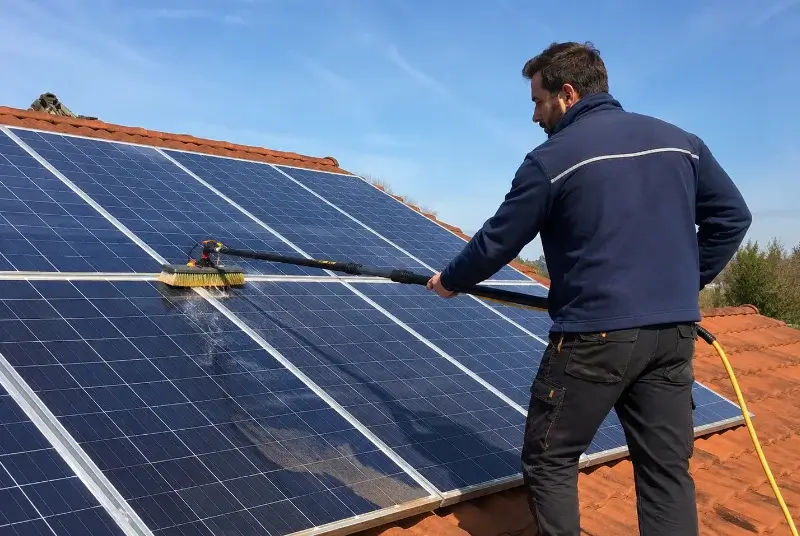 Nettoyage et entretien de panneaux solaires à Pignans